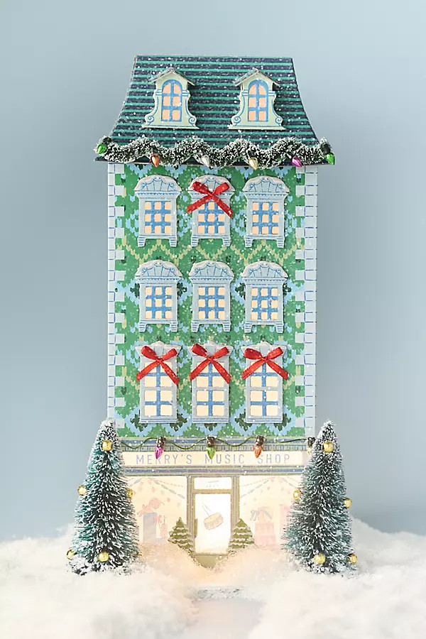 Emily Taylor x Anthropologie Light-Up Holiday House | Anthropologie (US)