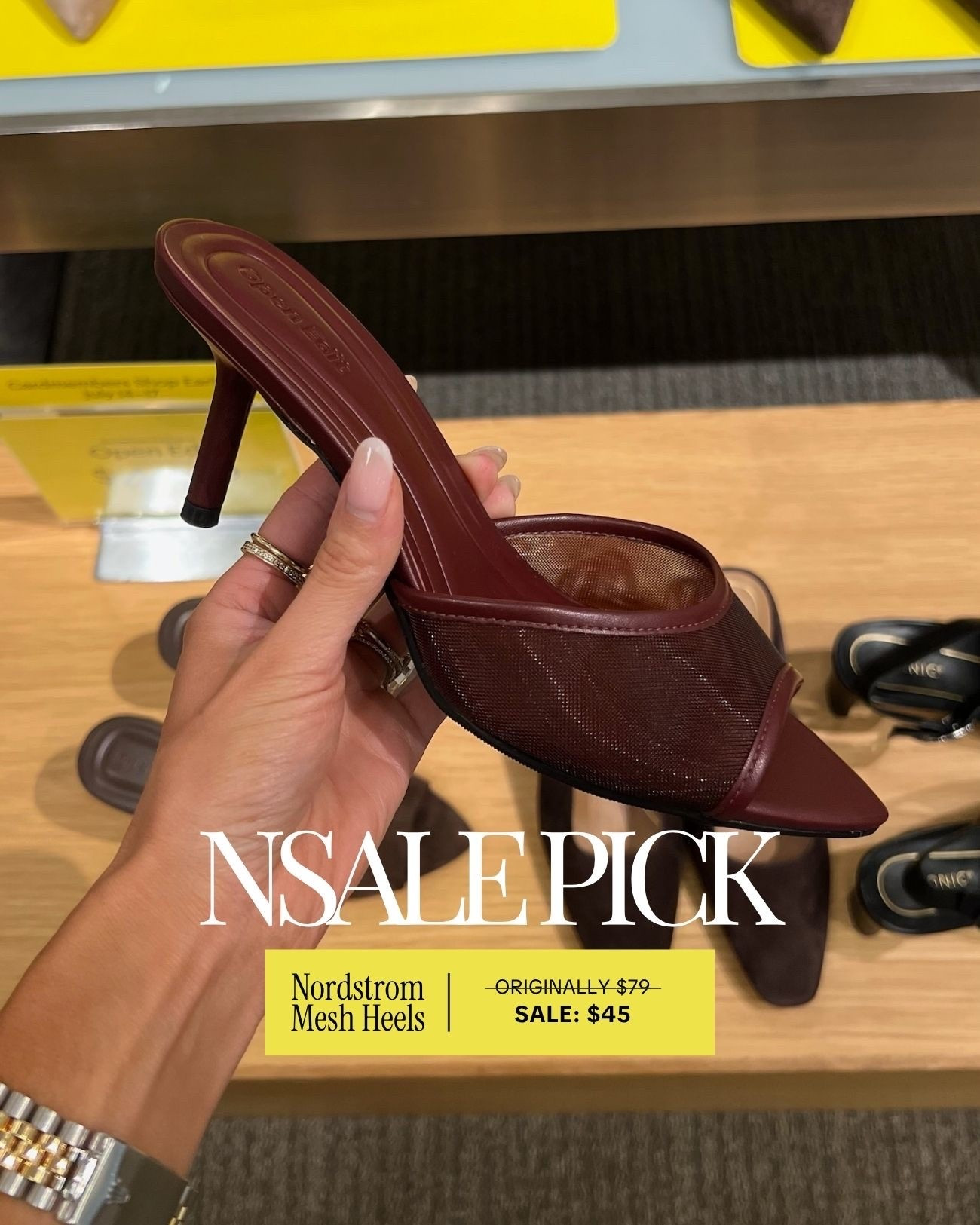 My favorite boots that I tried on at the NSALE today 
Nordstrom mesh heels under $50
@nordstrom #nsale

#LTKSaleAlert #LTKOver40 #LTKmomlife