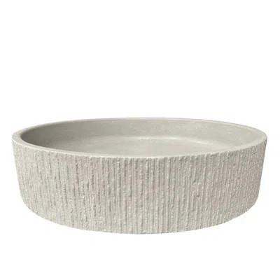 Groov 16 Inch Round Vessel Sink - Center Drain - Designed by CLODAGH | Perigold