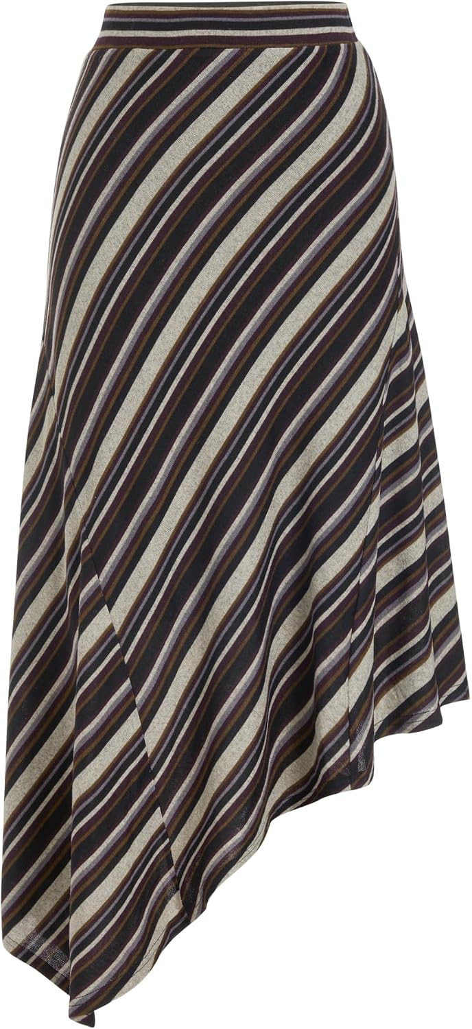 CIDER Striped Maxi Skirt for Women Stretchy Flowy Midi Skirts | Amazon (US)