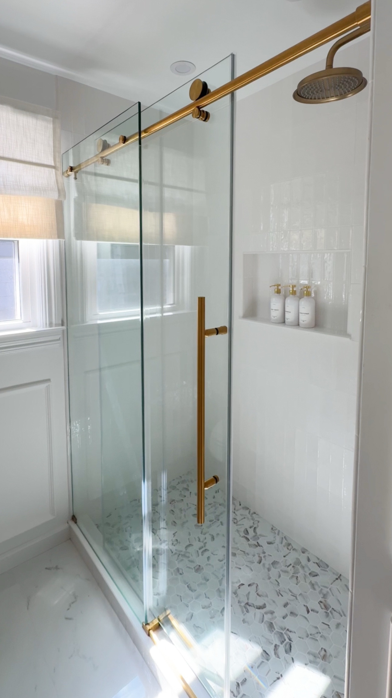 Our bathroom renovation is officially complete, and this frameless brass shower door was the finishing touch that pulled everything together! The modern, elegant design and clean lines make the space feel so luxe. I’m absolutely obsessed! ✨

You can shop this exact shower door and other bathroom favorites from our renovation here below! 👇 

Bathroom renovation, shower door, frameless door, modern bathroom, bathroom Reno

#LTKWatchNow #LTKStyleTip #LTKHome