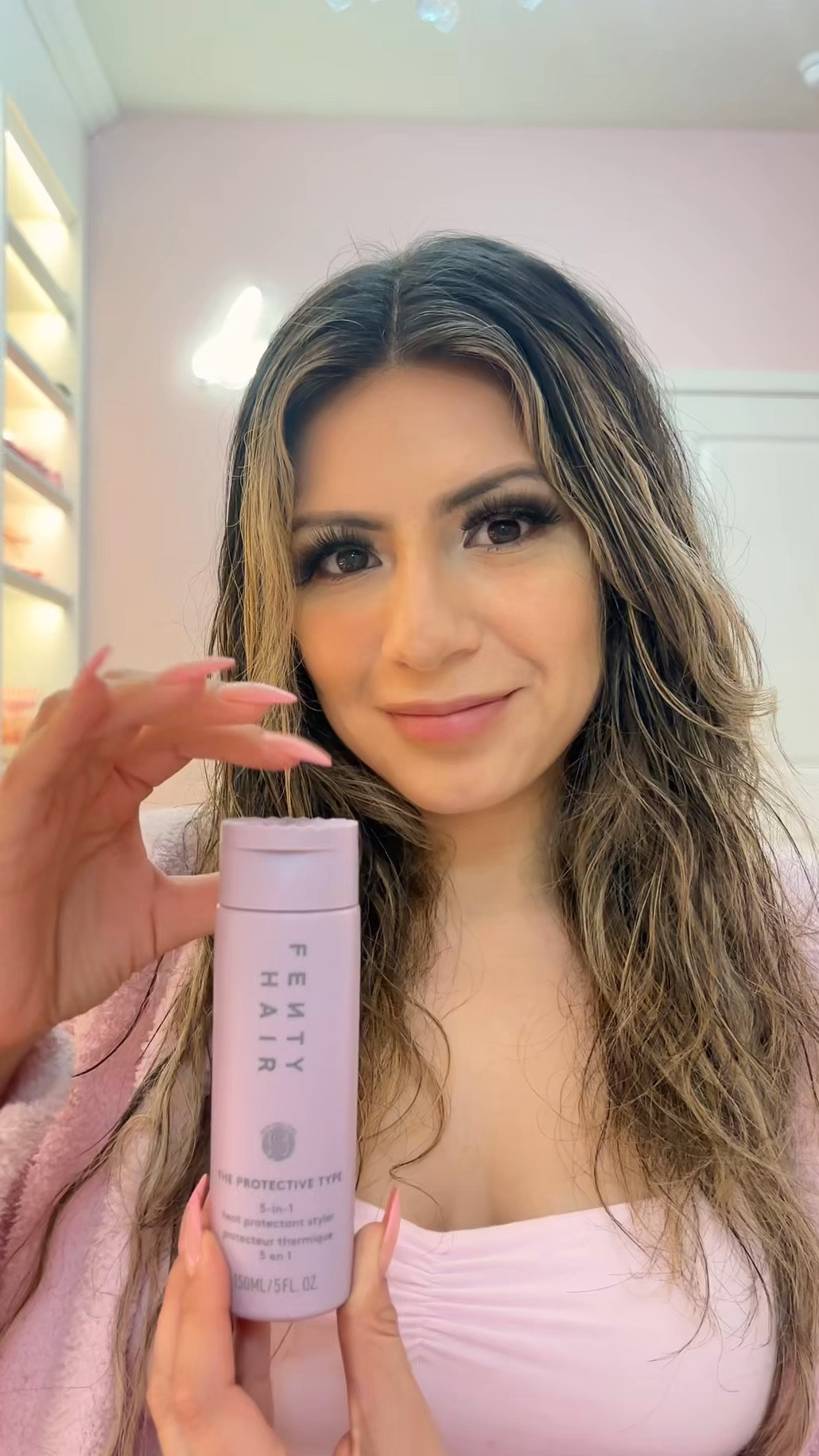 Fenty Hair all-in-one heat protectant cream 

#LTKBeauty