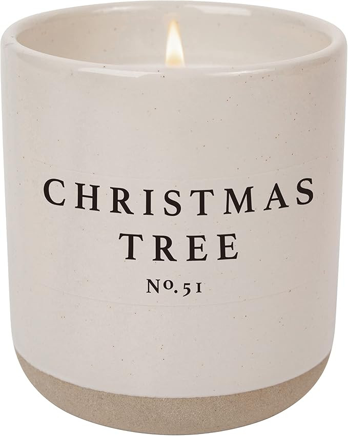 Sweet Water Decor Christmas Tree Soy Candle | Pine Needles, Evergreen, Spearmint, Cinnamon, Cypre... | Amazon (US)