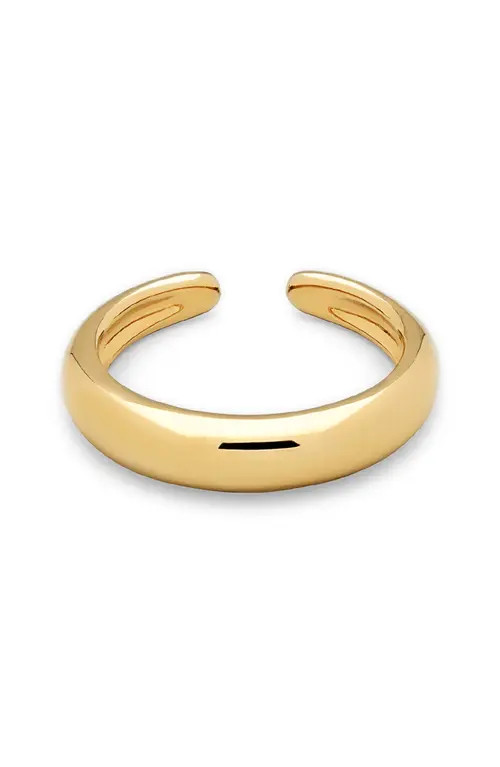 Tom Wood Slim Ear Cuff in Silver/9K Gold at Nordstrom, Size Large | Nordstrom