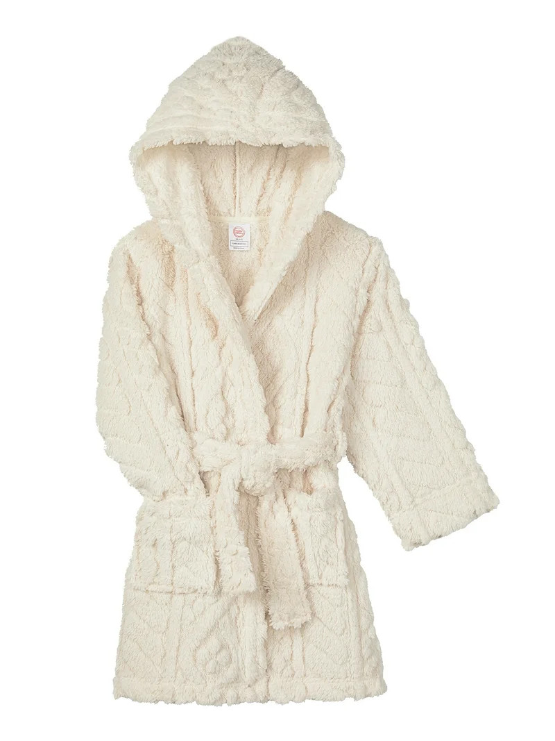 Wonder Nation Girls Long Sleeve Sleep Robe, One-Piece, Sizes 4-18 | Walmart (US)