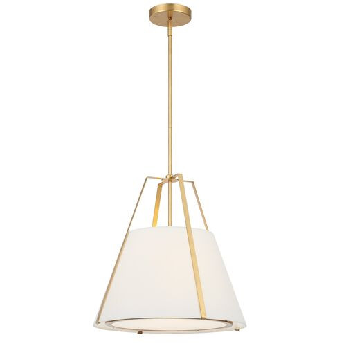 Fulton 3-Light Pendant, Antique Gold | One Kings Lane