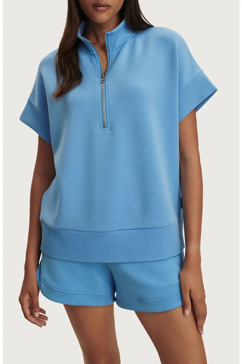 Varley Ritchie Short Sleeve Half Zip (Women) | Nordstrom | Nordstrom