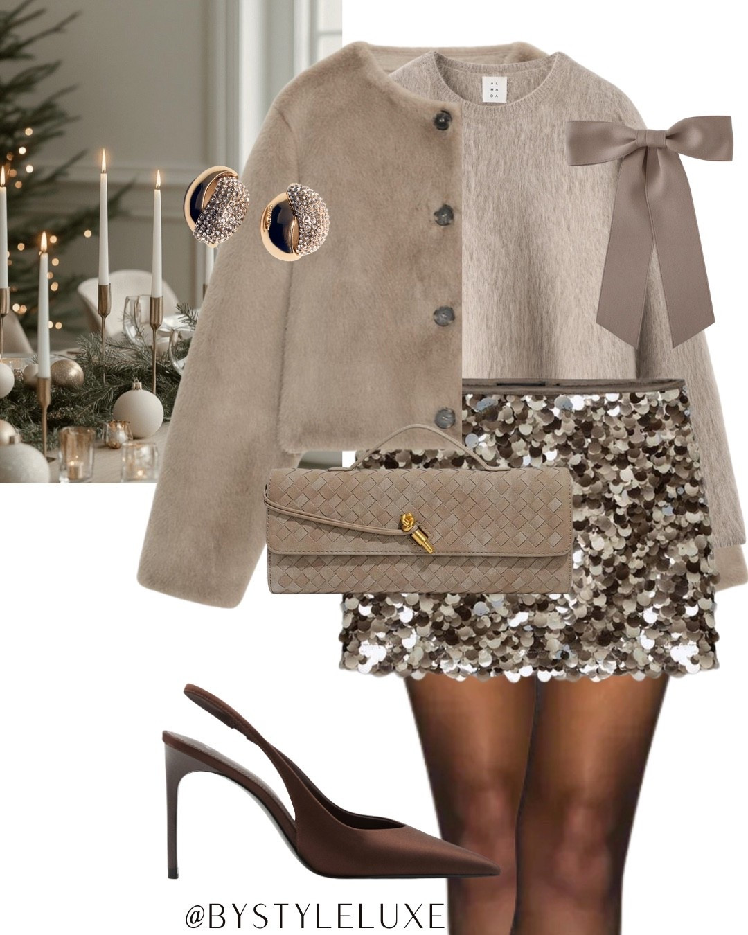 CHRISTMAS GLAM - how to style fur with sequin skirt for a sparkle outfit 

#partywear #sequinskirt #zara 

#LTKfestive #LTKpartywear #LTKwinter