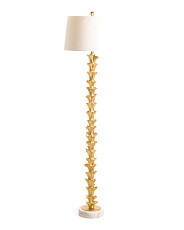 62.25in Gold Leaf Finish Floor Lamp | Home | Marshalls | Marshalls