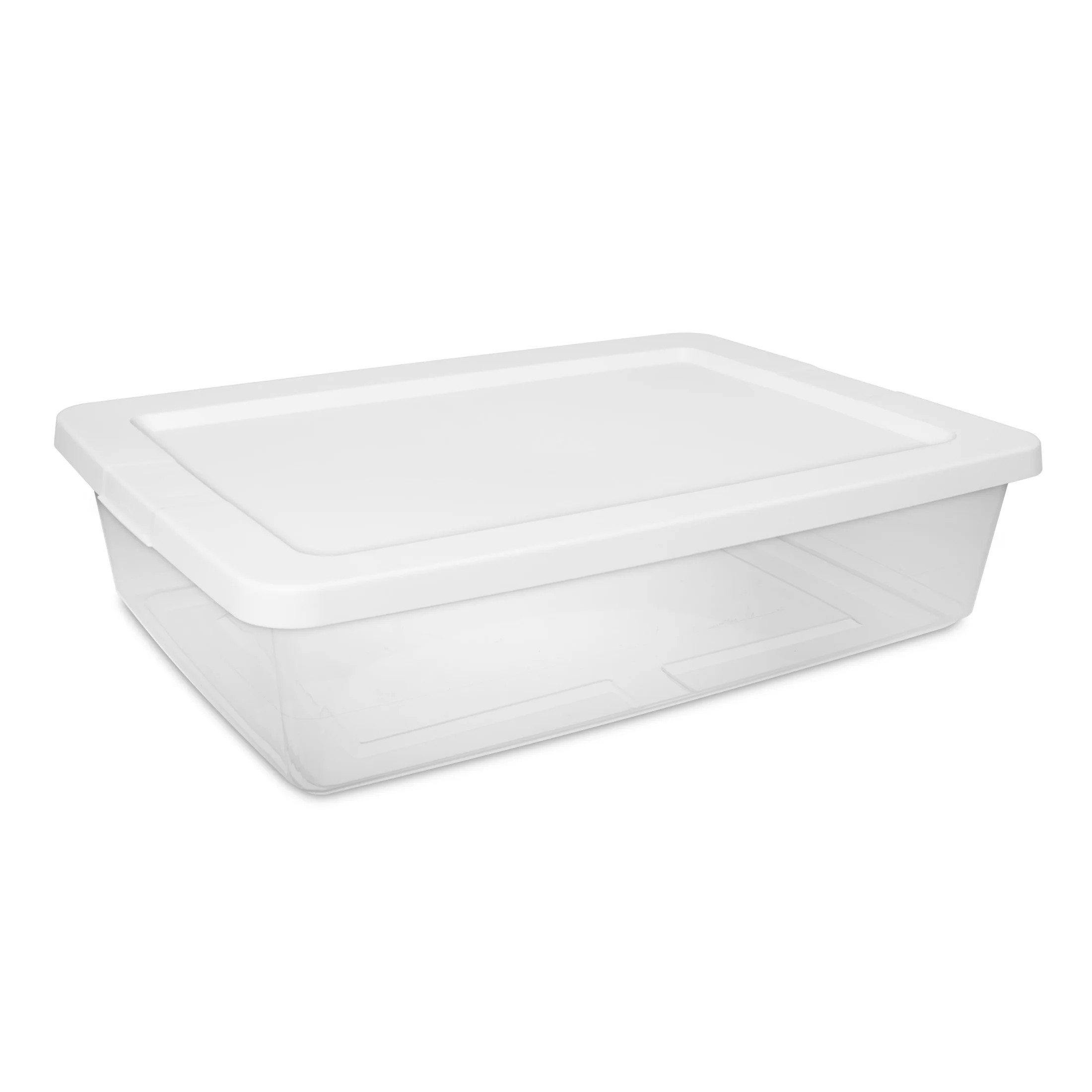 Sterilite 28 Qt. Storage Box Plastic Adult, White | Walmart (US)
