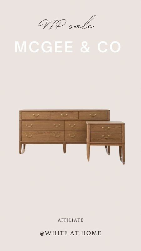 Gorgeous dresser and nightstand from @mcgeeandco save 20% during their VIP sale! 

#LTKSaleAlert #LTKHome