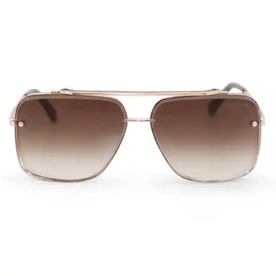 TopFoxx Bella Coffee - Tangle Free Aviator Sunglasses | Pink Lily