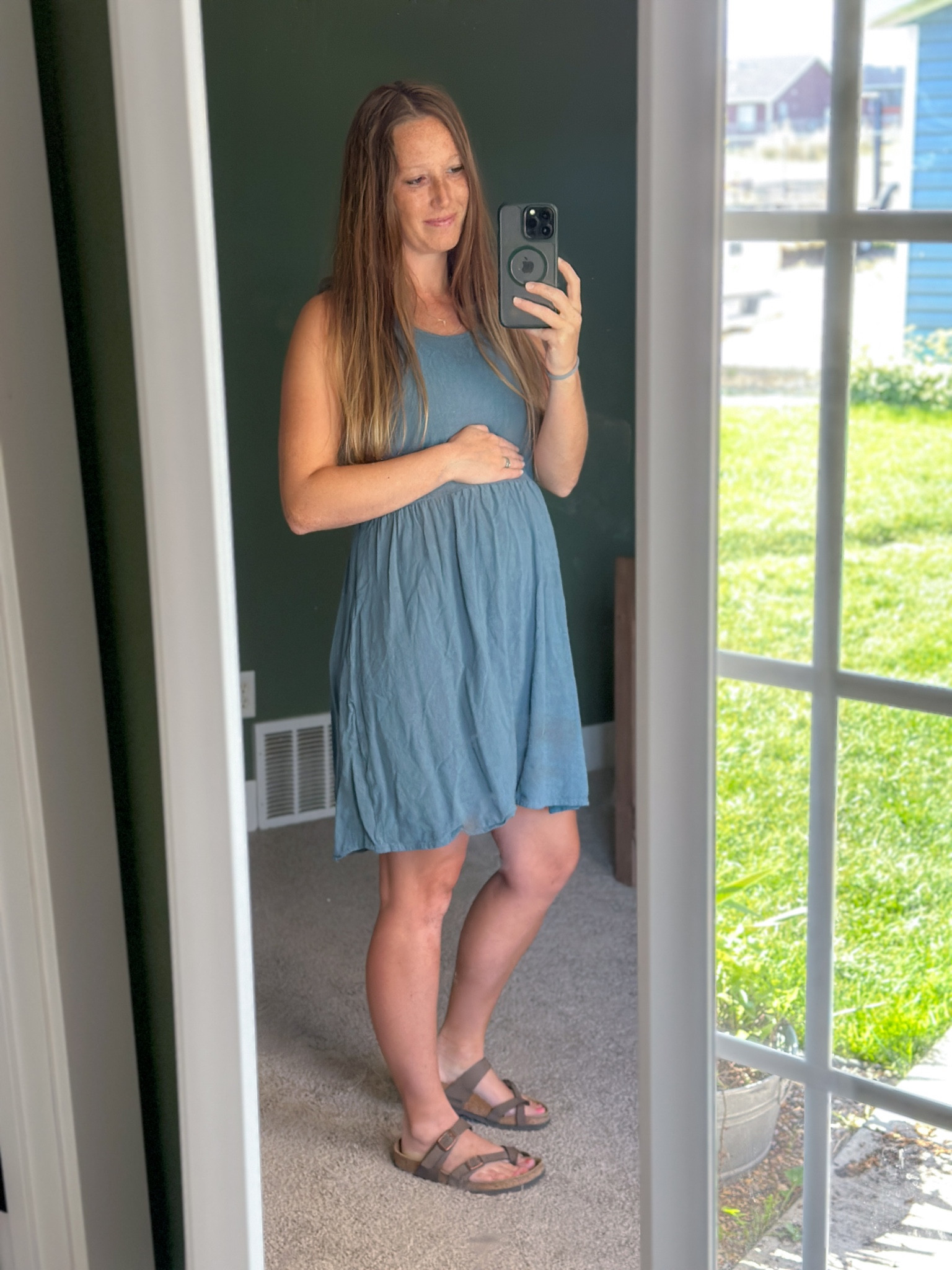 Comfiest casual summer dress ☀️ Fits the bump perfectly, with room to grow! Wearing my normal size small. 



#LTKFindsUnder50 #LTKStyleTip #LTKBump