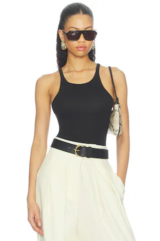 WAO Racer Tank in Black. - size XXS | Revolve Clothing (Global)