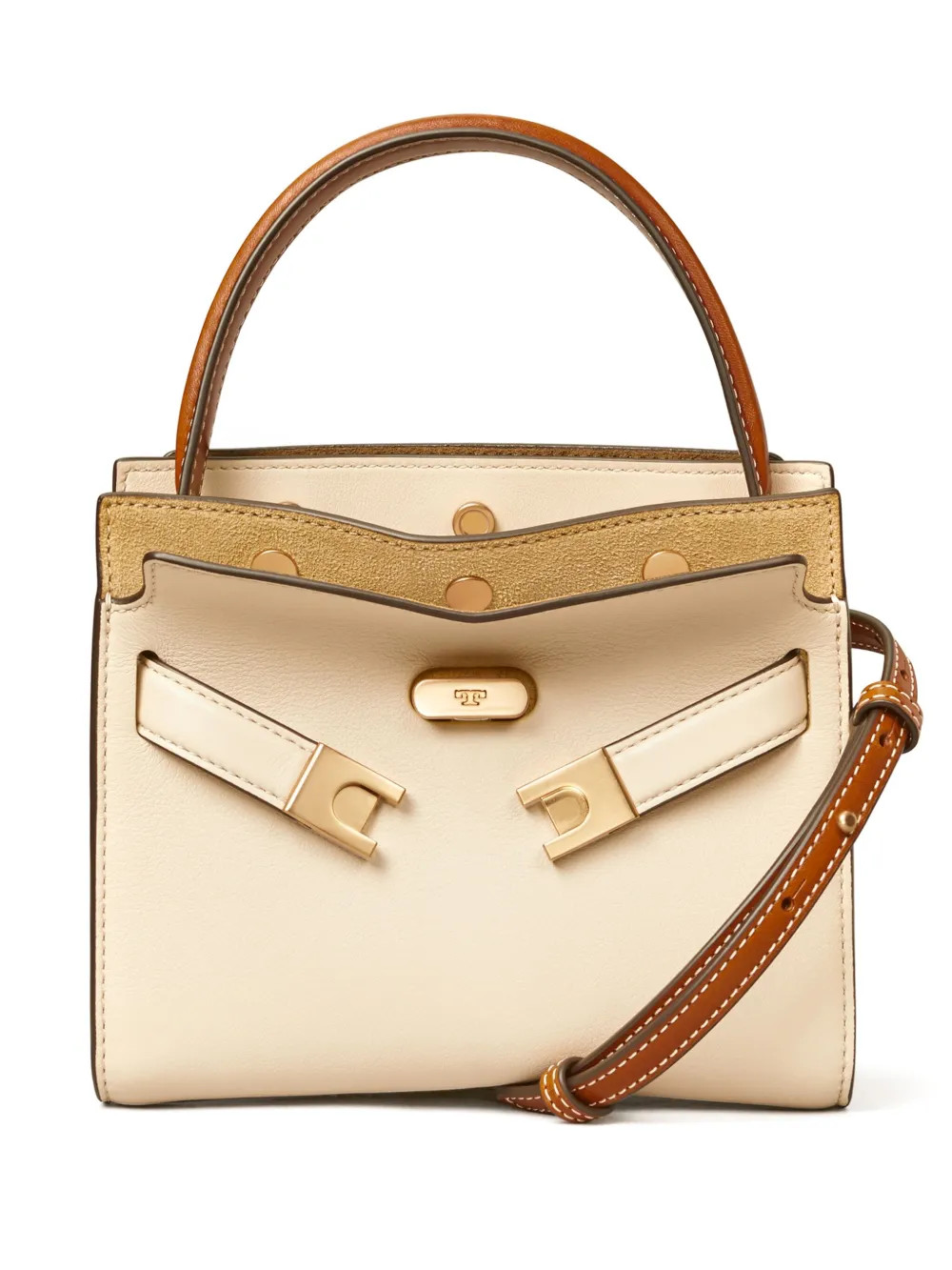 Tory Burch Petite Lee Radziwill Crossbody Bag | Neutrals | FARFETCH | Farfetch Global