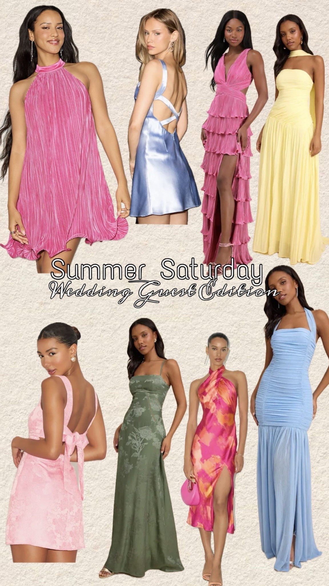 Summer Saturday: Wedding guest edition! @Lulus has the perfect affordable formal dresses!! 🤍

The perfect wedding guest dress does exist 🤍✨ Whether you’re attending a summer wedding, fall wedding, beach wedding, garden party, or black tie celebration, these elegant wedding guest dresses have you covered. Sharing affordable wedding guest outfit ideas, classy dresses, wedding season fashion, heels, accessories, and all the best wedding guest style inspiration. Save this for your next wedding invitation! 💐👗 #WeddingGuestDress #WeddingGuestOutfit #WeddingSeason #DressInspo #WeddingStyle #SummerWedding #FallWedding #FormalDress #AffordableFashion #FashionFinds #WeddingGuestFashion #StyleInspo #OOTD #AmazonFashion #TargetStyle

#LTKgrwm #LTKootd #LTKU