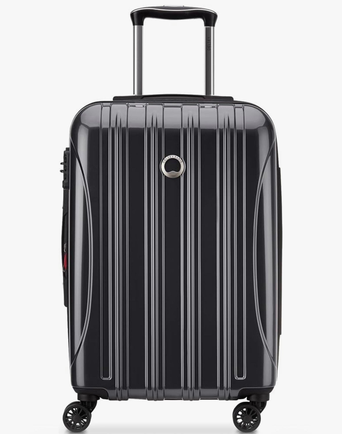 I have the large 28 inch bag and I love it! This one is a 21 inch carry-on and so easy to maneuver when traveling! ✈️