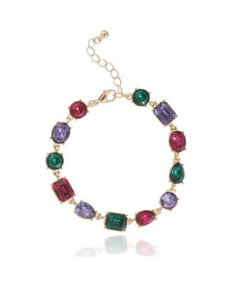 Multi-Stone Gem Bracelet | Macy's