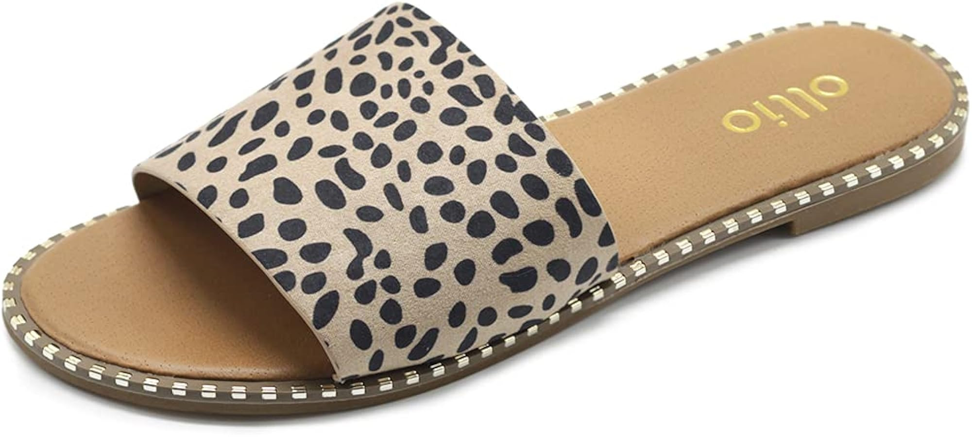 Ollio Women's Shoes Simple Comfort Slide Sandals S130 | Amazon (US)