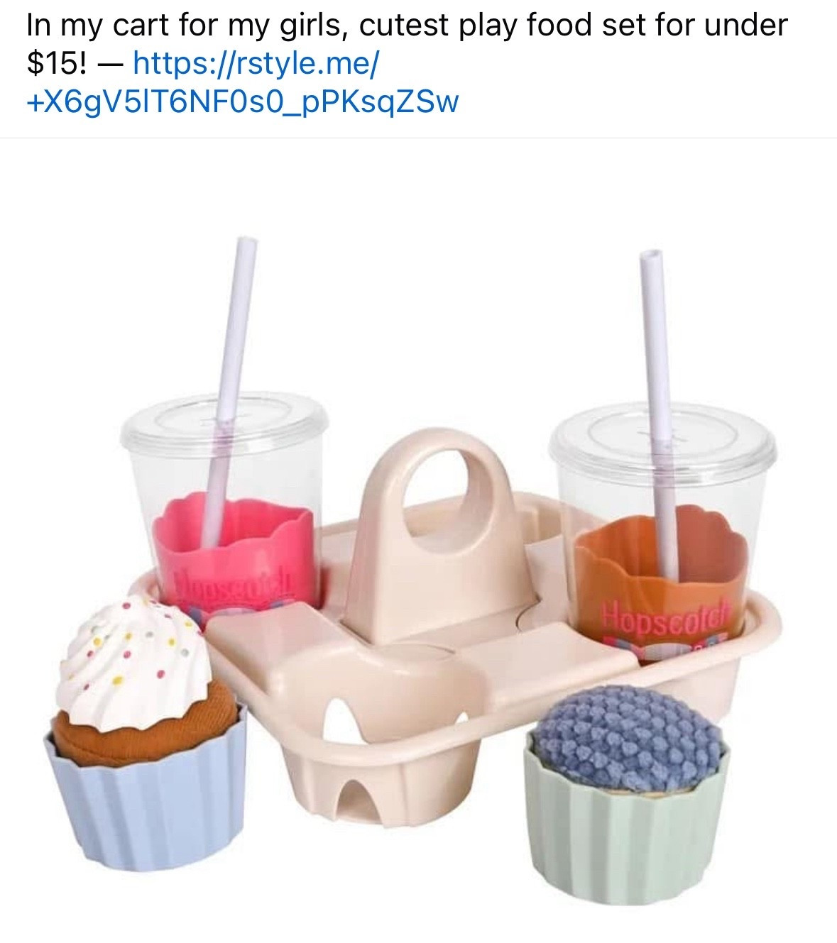 Darling to go coffee & muffin play food set  

#LTKBaby #LTKKids #LTKGiftGuide