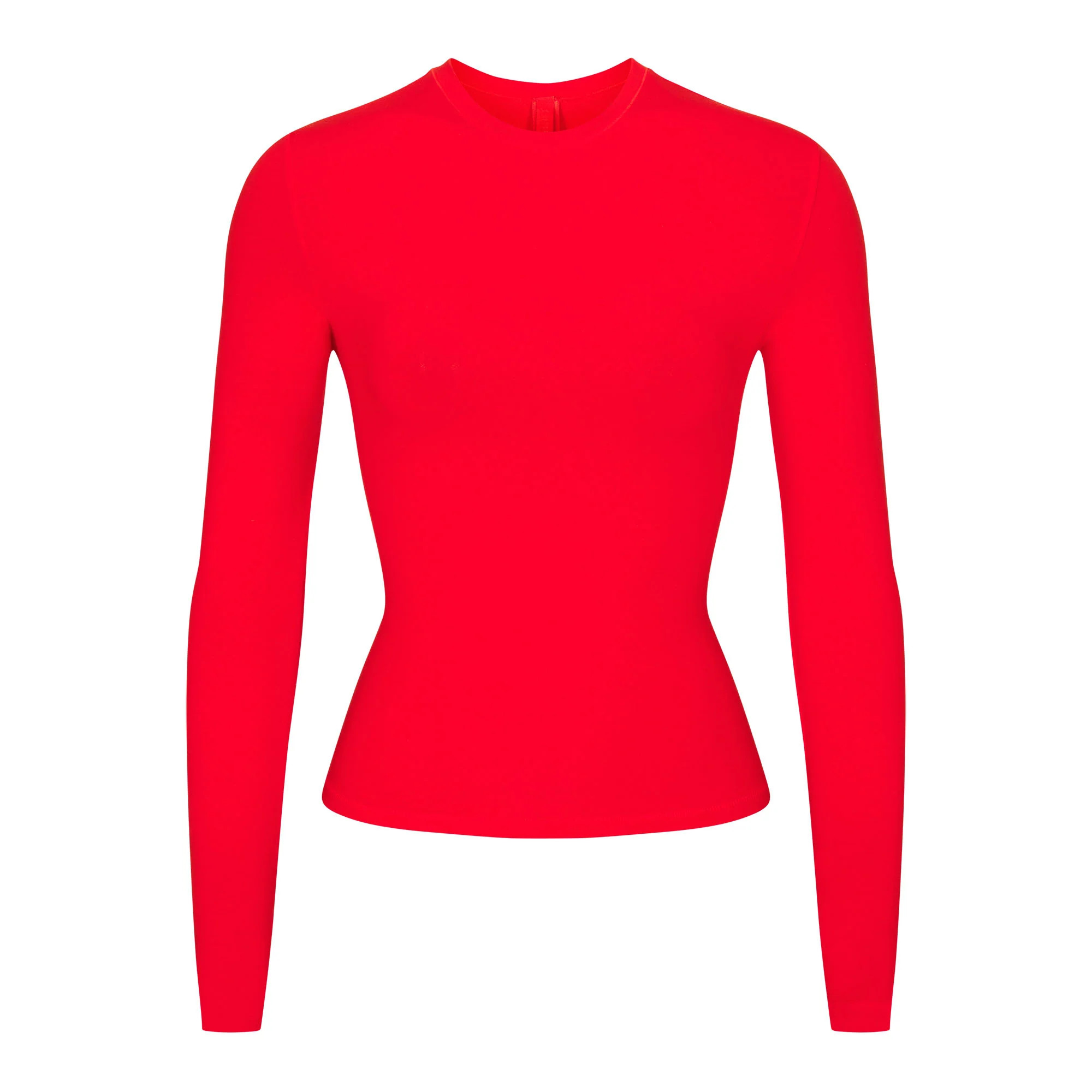 COTTON JERSEY LONG SLEEVE T-SHIRT | SKIMS (US)