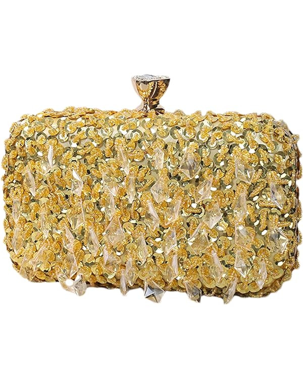 RomanticDesign Women Bling Evening Bag Fashion Embroidered Beaded Sequin Clutch Cocktail Wedding ... | Amazon (US)