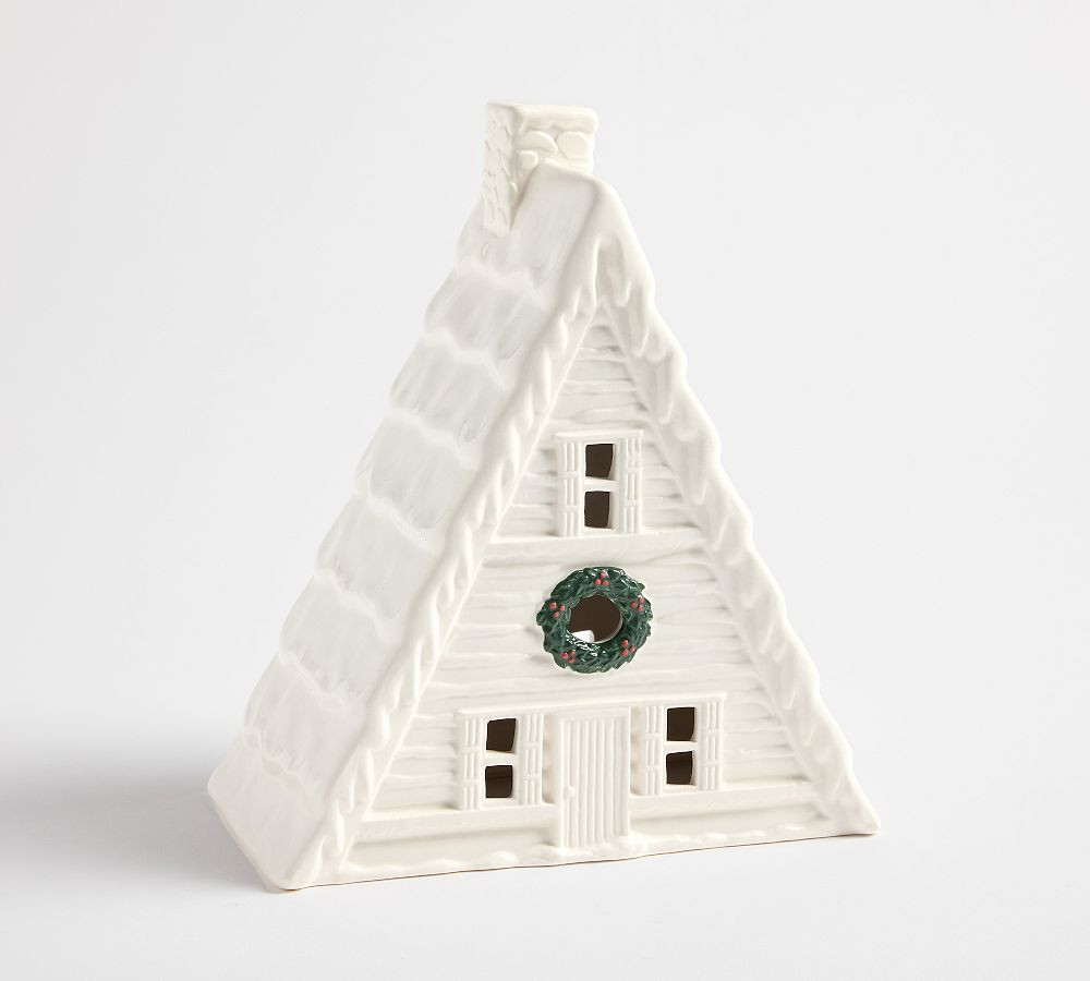 Christmas Village House Medium A-Frame | Pottery Barn (US)
