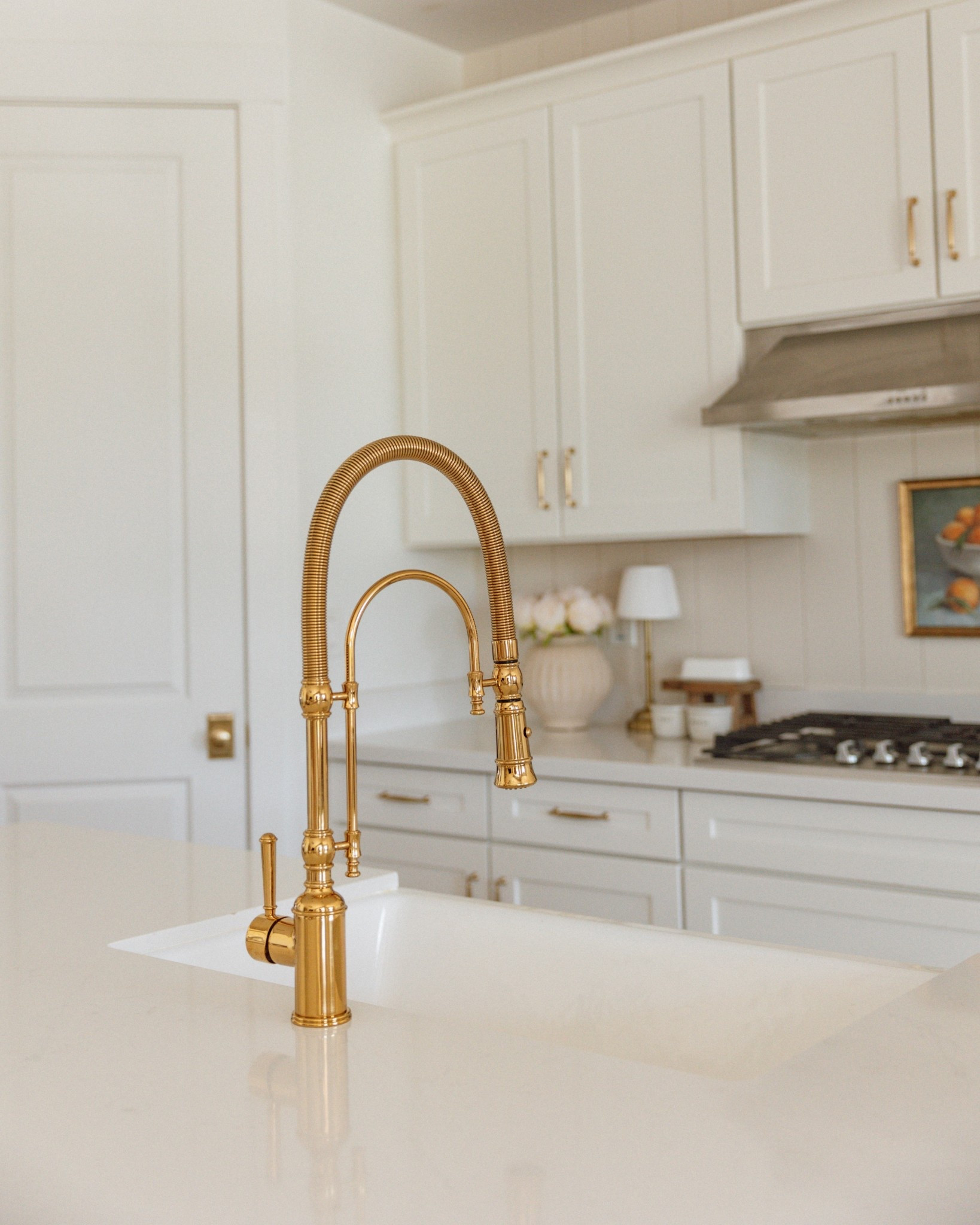 The prettiest faucet for those wanting that vintage brass look but with only one hole on your counter 🙏🏼🙌🏼👌🏽

#LTKHome