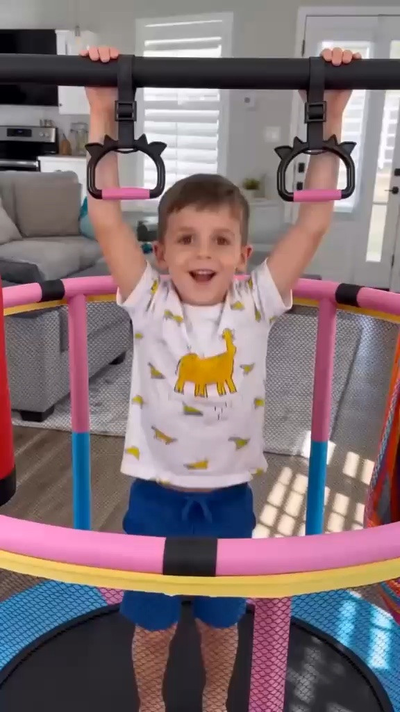 Get ready for endless joyful moments
This G TALECO GEAR 5 FT trampoline is perfect for active toddlers aged 3-6, bringing excitement whether they're playing indoors or enjoying the sunshine outside. Featuring a sturdy enclosure net for safety and included fun toys, it's designed for hours of energetic play. With a 440lbs capacity, it's built for lasting fun. Tap to shop and create delightful playtime memories! #kidstrampoline #toddlerfun #activeplay #indoorgames

#LTKKids #LTKSaleAlert #LTKdayinmylife