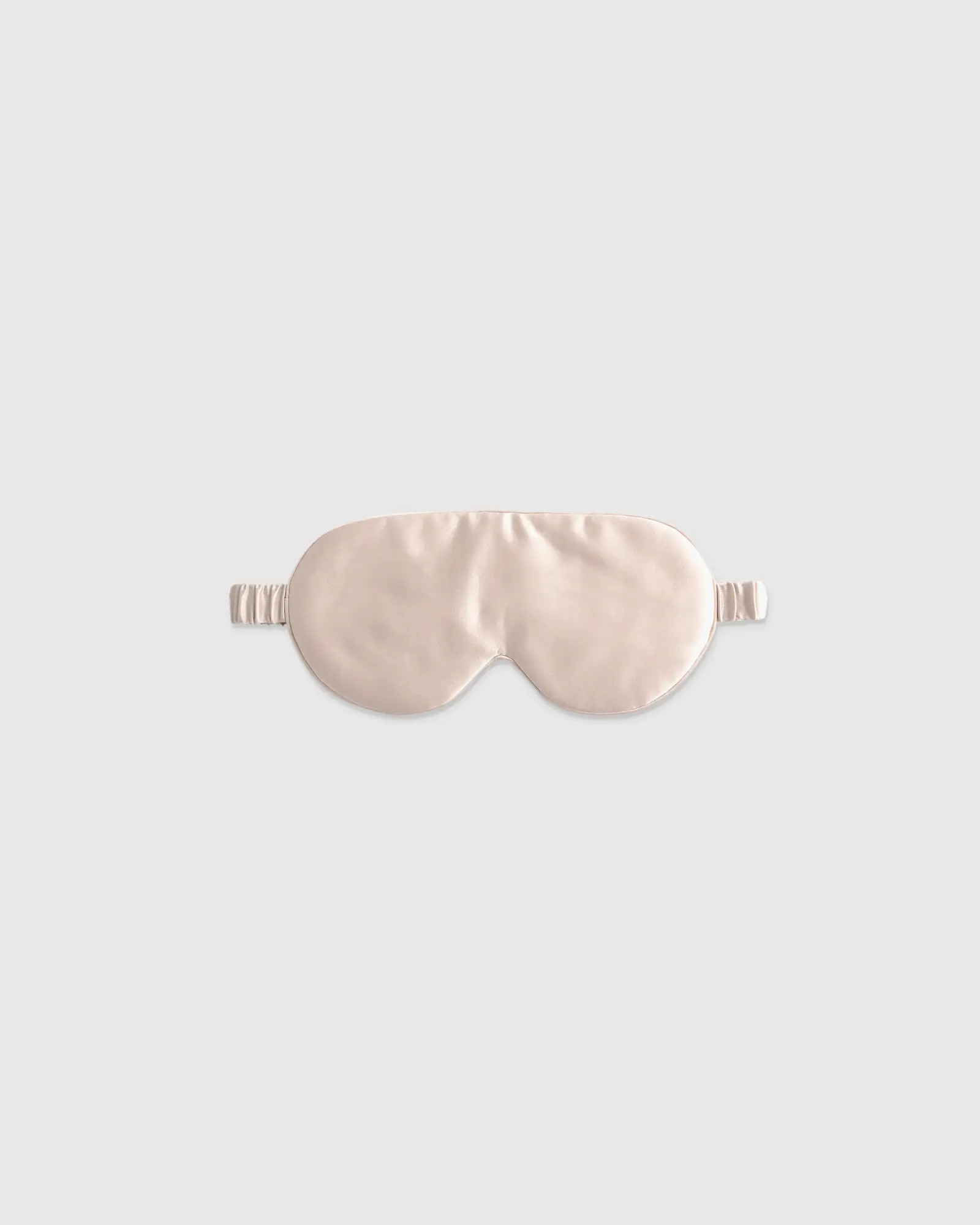 Mulberry Silk Beauty Sleep Mask in Champagne | Quince