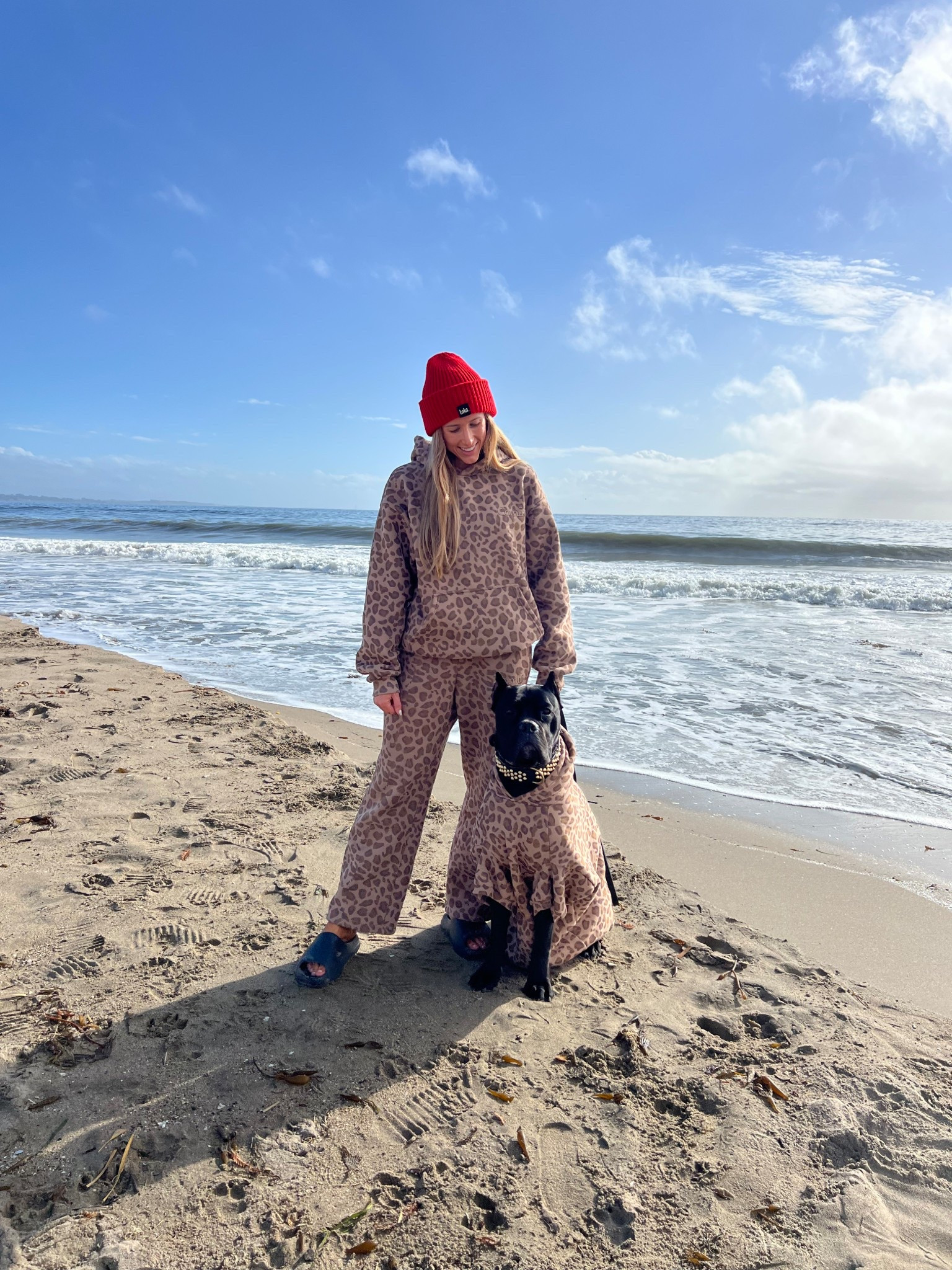 Christmas on the beach with @moniquethemastiff in our cozy comfrt sets 

#LTKFindsUnder100 #LTKSeasonal #LTKHoliday