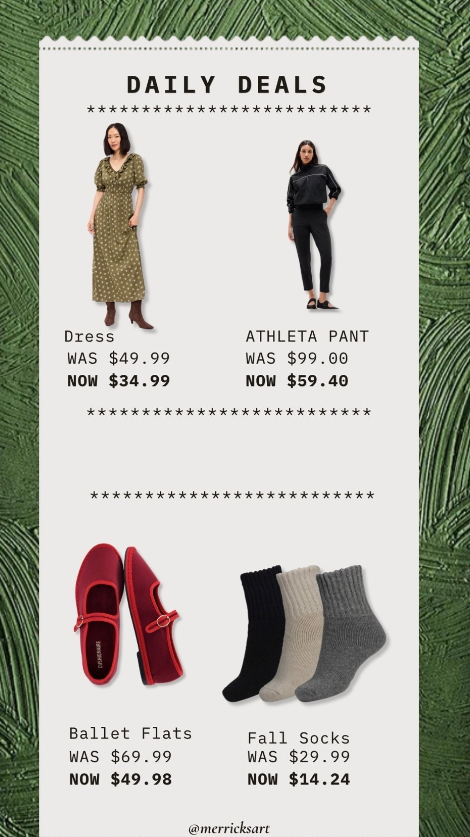 Daily Deals!

#LTKSaleAlert #LTKgrwm #LTKdayinmylife