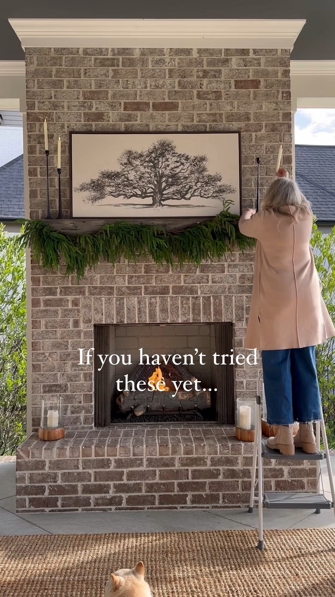 Flameless candles are magical! So safe for indoors and outside! I’m converted. Perfect for Christmas decor or all year long. Linked decor here

#LTKfindsunder50 #LTKhome #LTKHoliday