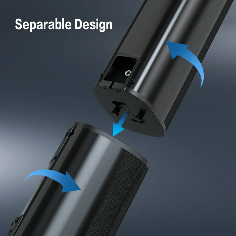 TOPVISION 4.1ch Soundbar with Subwoofer, 120w Separable Sound Bar for TV with 4 Drivers and Remot... | Walmart (US)