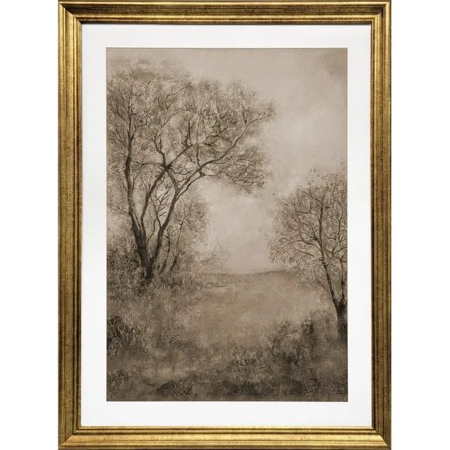 Sepia Treescape Framed Art 18" x 24" My Texas House | Walmart (US)