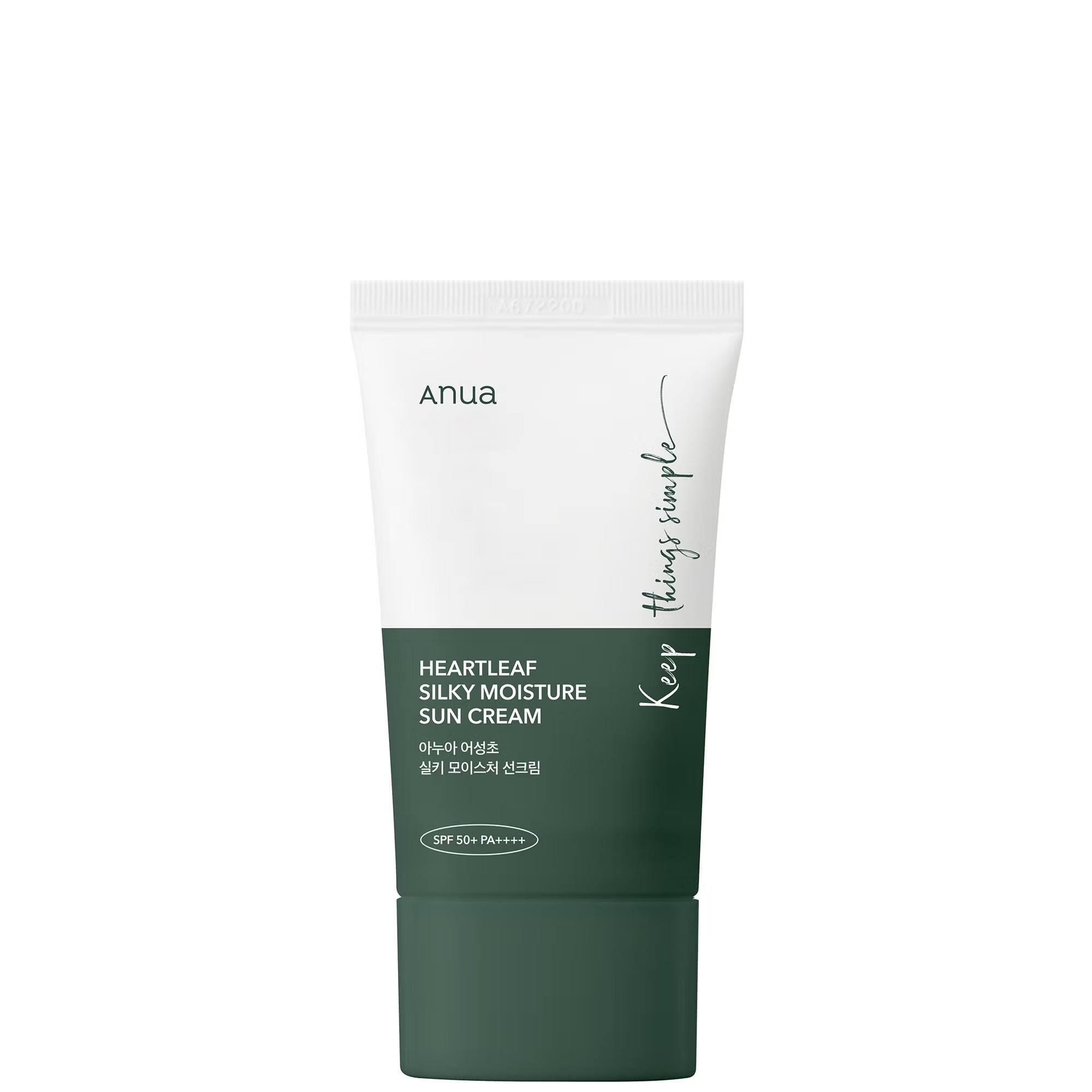 Anua SPF 50 Silky Moisture Sun Cream 50ml | Look Fantastic (UK)