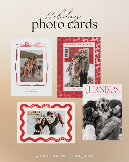 Holiday photo cards! You can use my code TAYLORHOLIDAY2023 for 20% off + free shipping at Minted! 

#LTKGiftGuide #LTKSeasonal #LTKHoliday