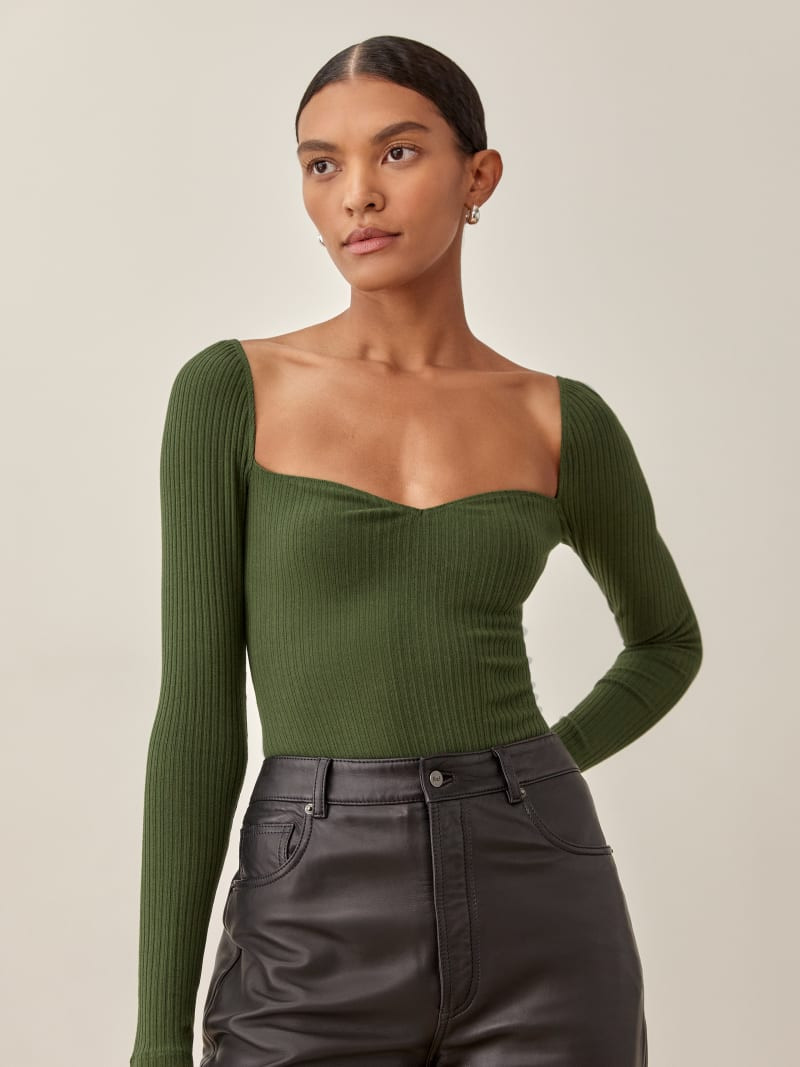 October Knit Top | Reformation (Global)