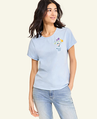 Flower Show Women's Short-Sleeve State Flowers T-Shirt, Macy's Exclusive | Macy's