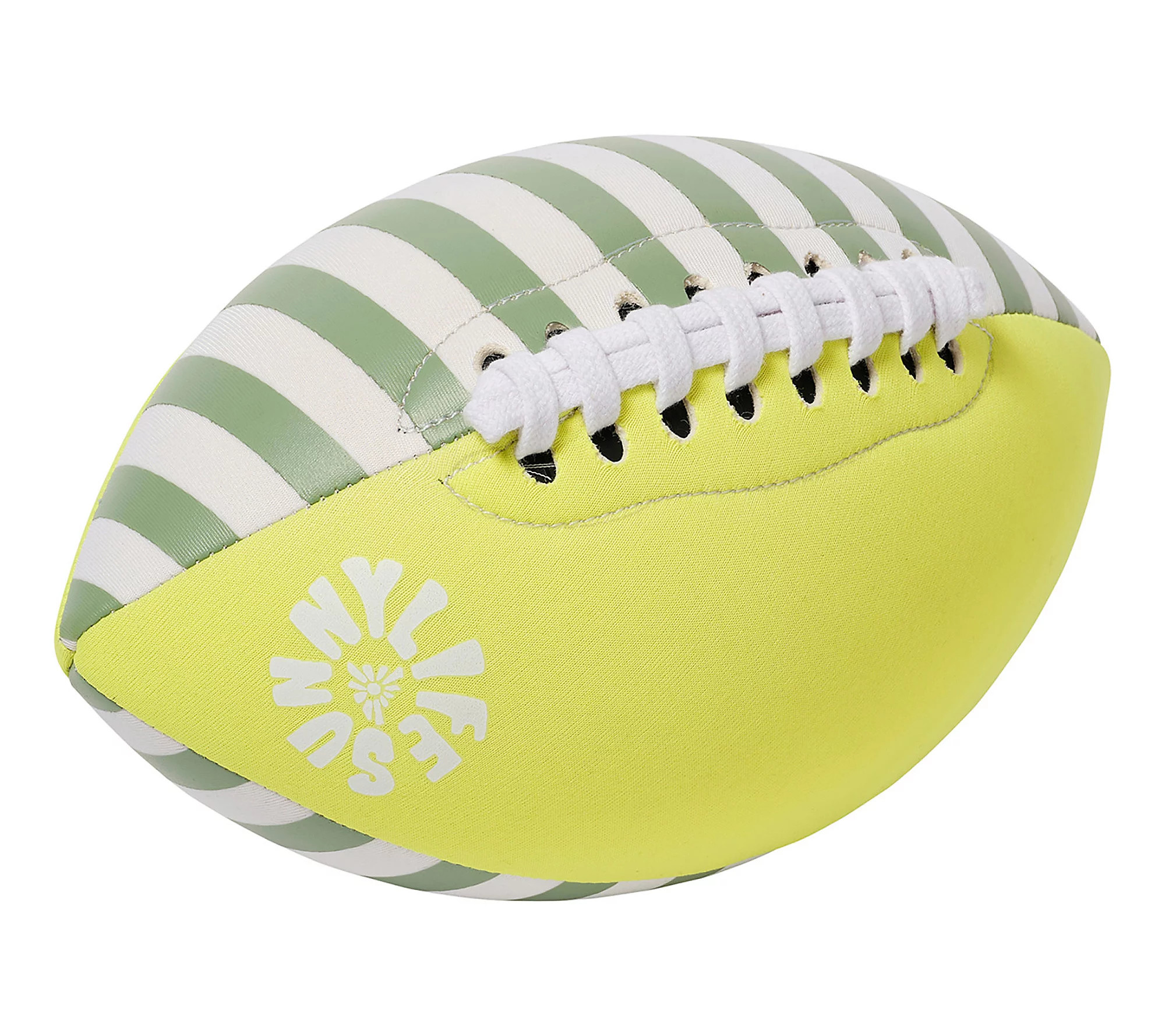 Sunnylife Neoprene Football Tides Out, 9"" Infla table Pool Toy | QVC