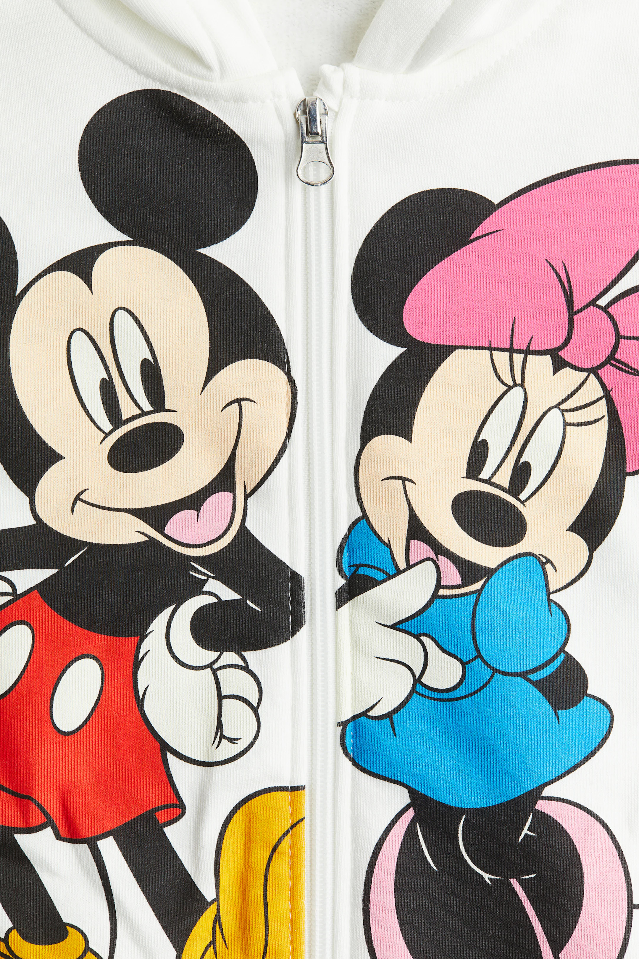 Printed Hooded Jacket - White/Mickey Mouse - Kids | H&M US | H&M (US + CA)