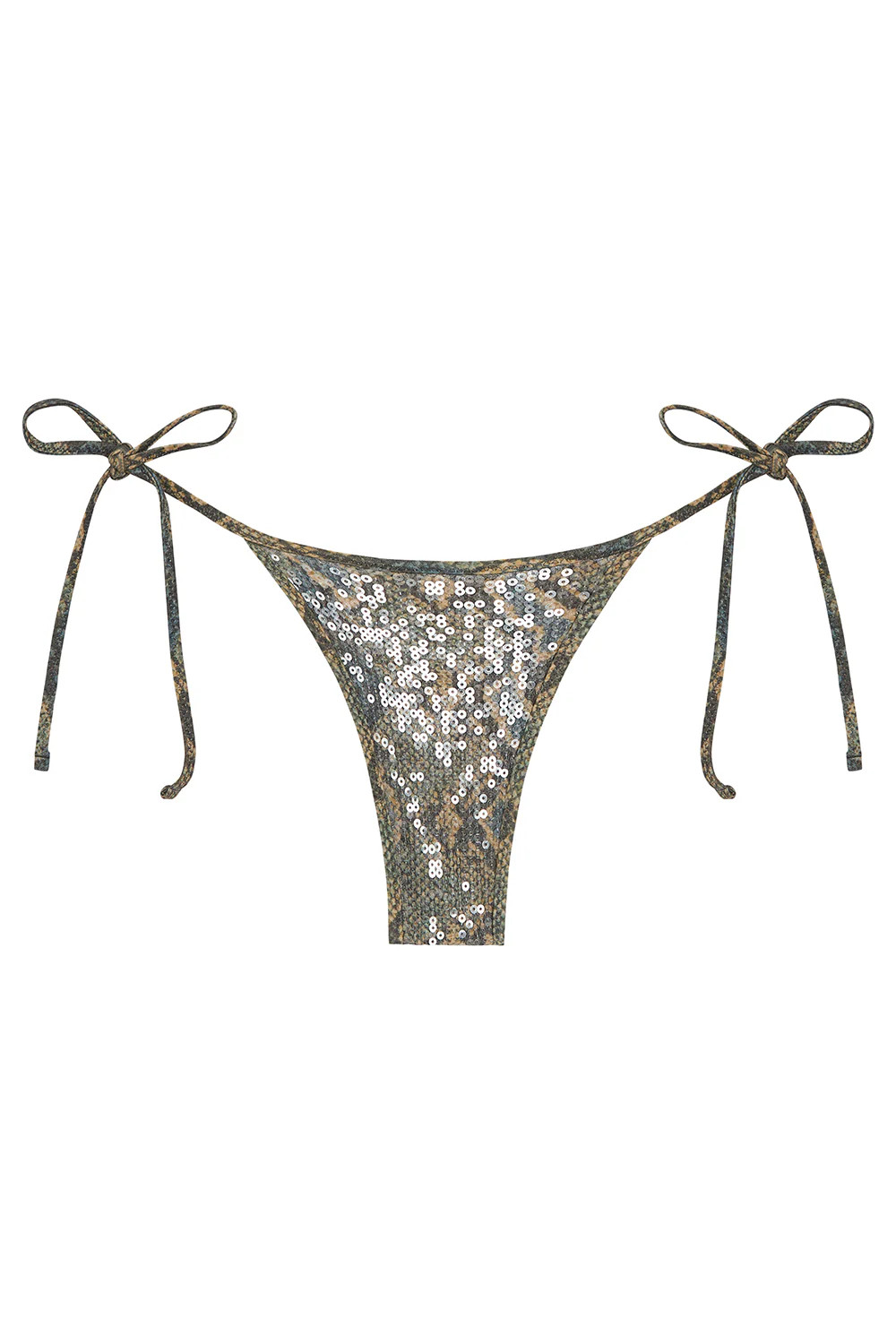 Tropic of C x Victoria's Secret | sequin praia bottom in desert python | Tropic of C