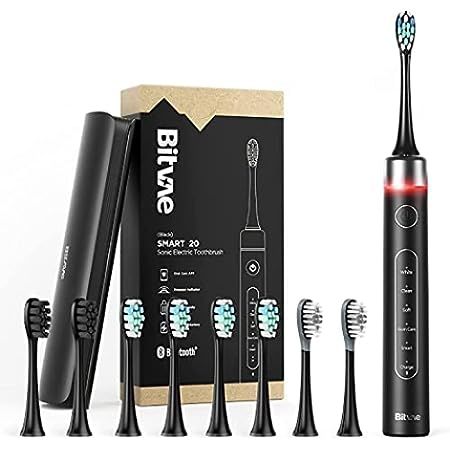 Bitvae Electric Toothbrush with 8 Brush Heads , 5 Modes Sonic Electric Toothbrush for Adults , Trave | Amazon (US)