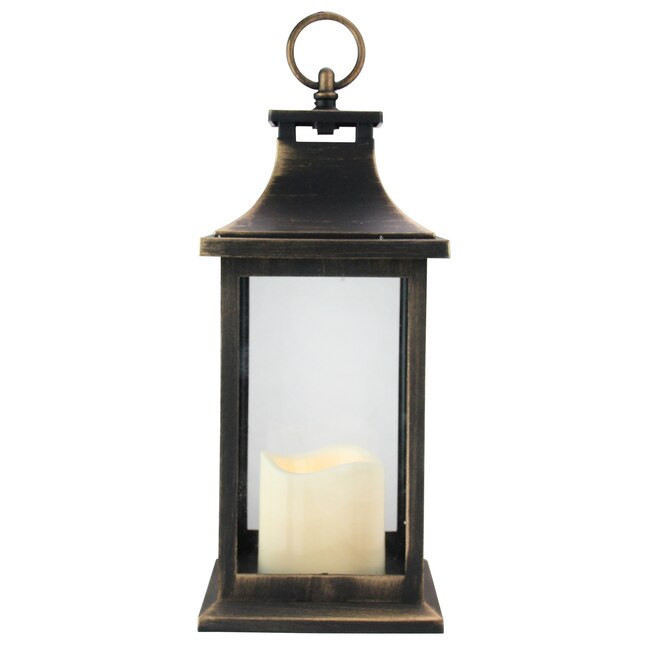 Northlight 1 Candle Plastic Lantern Candle Holder | Lowe's