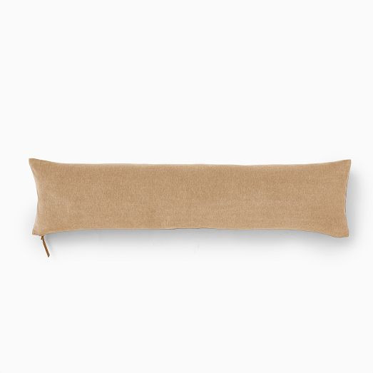 Classic Cotton Velvet Oversized Lumbar Pillow Cover | West Elm (US)