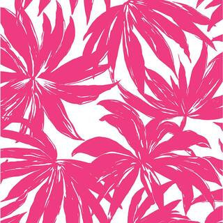 Hot Pink Palma Unpasted Nonwoven Paper Wallpaper Roll 56 sq. ft. | The Home Depot