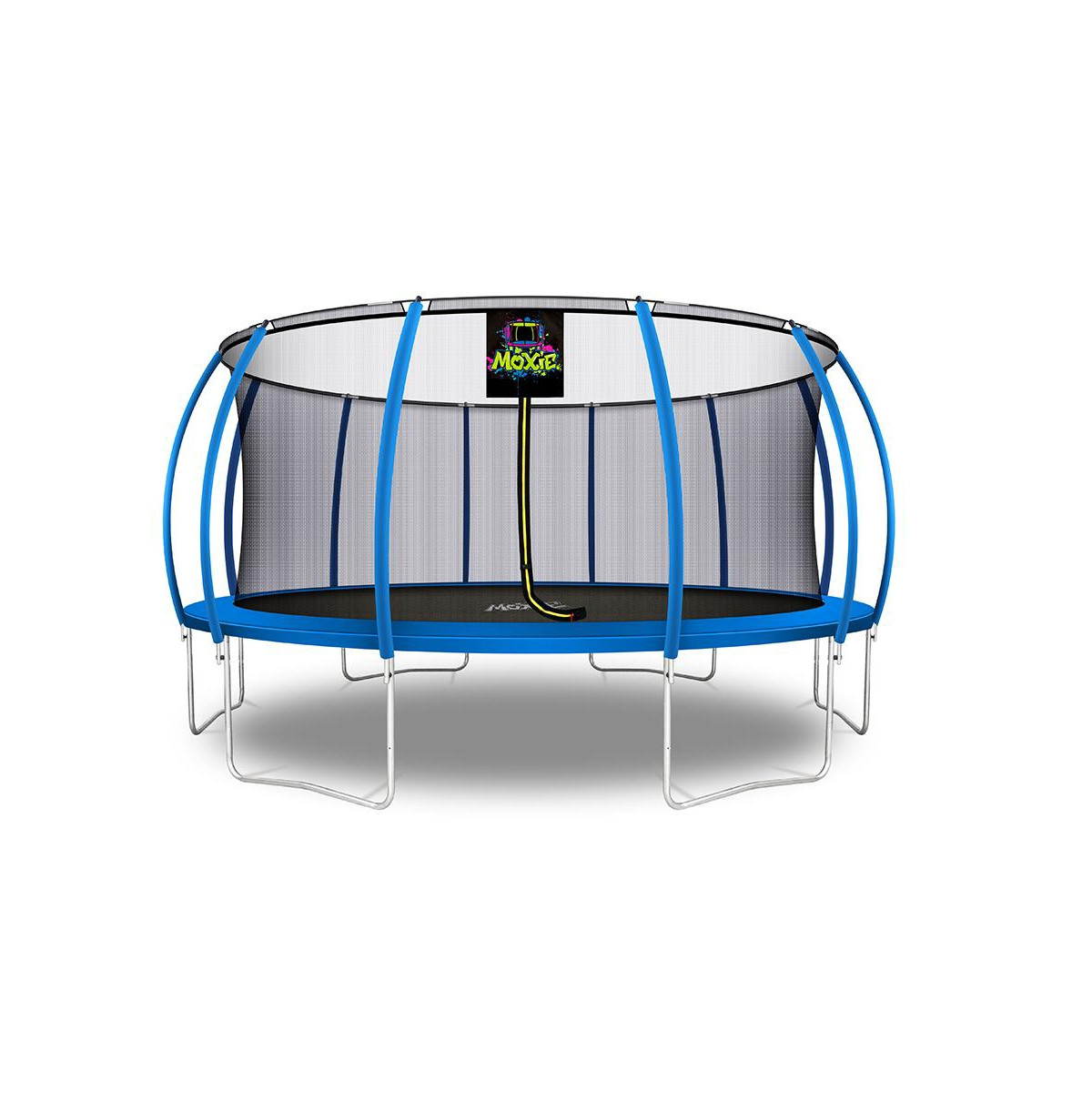 Plexalife Pumpkin-Shaped Outdoor Trampoline Set with Premium Top-Ring Frame Safety Enclosure, 16 Ft - Blue - Blue | Macy's