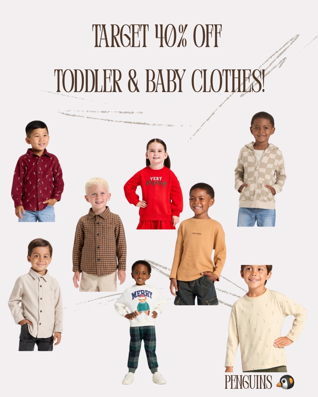 40% off toddler & baby clothes at Target! Plus check your Circle wallet because I have an additional 20% off on top of that!! 
#toddlerboyclothes #toddlerchristmasoutfit

#LTKKids #LTKCyberWeek #LTKBaby