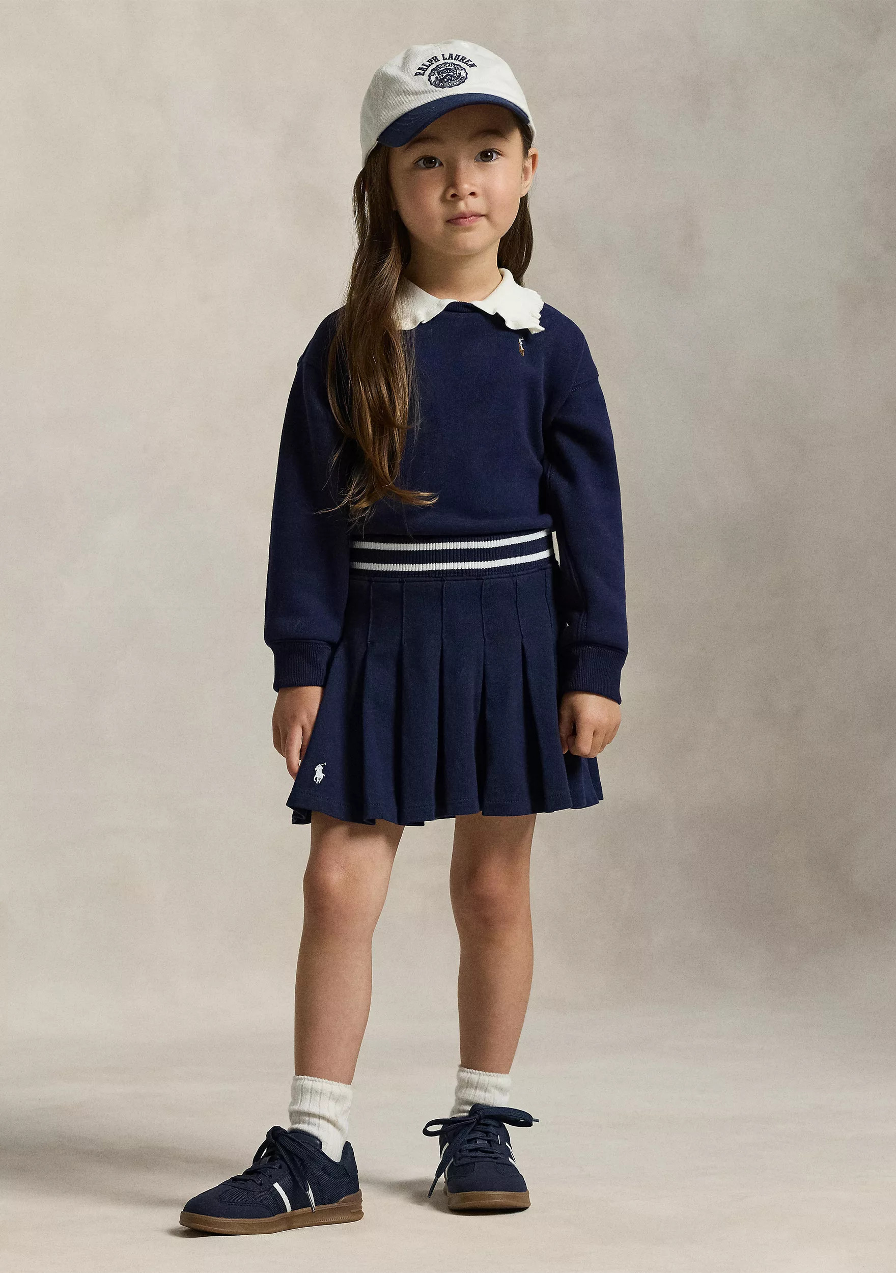 Girls 2-6x Pleated Cotton Jersey Skort | Belk