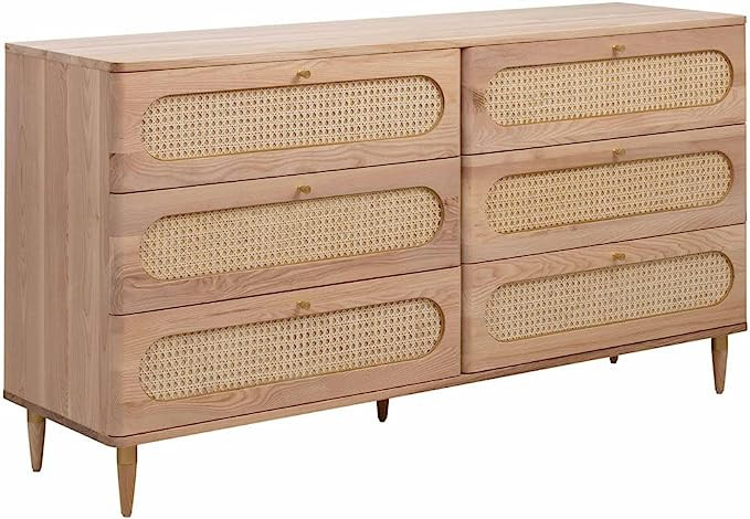 TOV Furniture Carmen Cane 6 Drawer Dresser | Amazon (US)